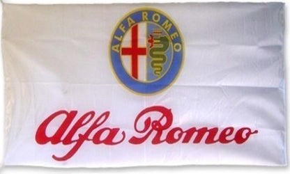 Alfa Romeo Flag-3x5 checkered Banner-Metal Grommets