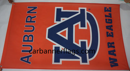 NCAA Auburn Colleges flag 100% Polyester 90x150cm  Auburn War Eagle banner,