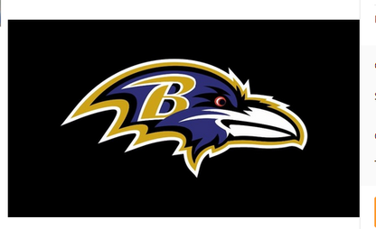 Baltimore Ravens Flag-3x5 NFL Banner-100% polyester-gloves-champions