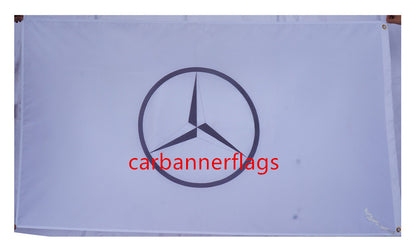 Mercedes benz Flag-3x5 Checkered AMG 3M Banner-100% polyester