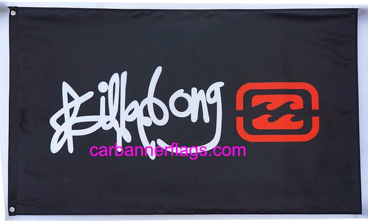 Billabong Flag-3x5 Banner-100% polyester-black