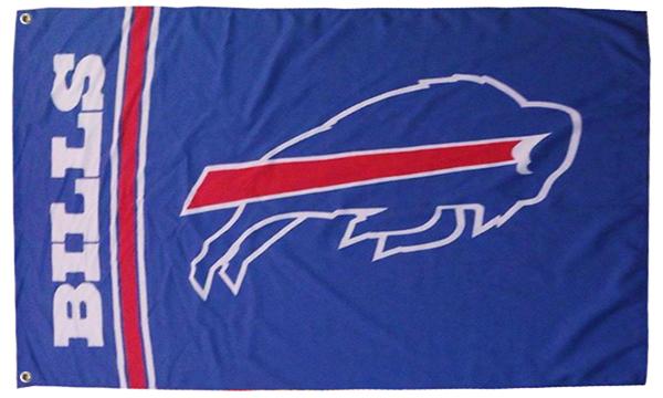 Buffalo Bills Flag-3x5 NFL Buffalo Bills Flag Banner-100% polyester-Stripes-Champions