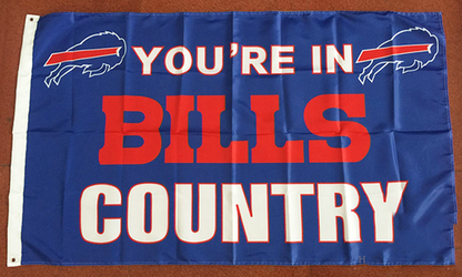Buffalo Bills Flag-3x5 NFL Buffalo Bills Flag Banner-100% polyester-Stripes-Champions