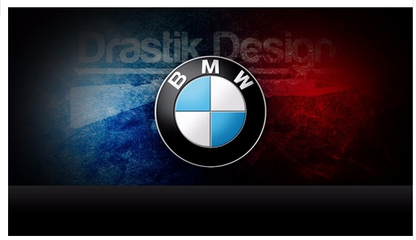BMW flag for car racing-3x5 FT-100% polyester Banner- 2 Metal Grommets