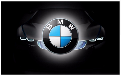 BMW flag for car racing-3x5 FT-100% polyester Banner- 2 Metal Grommets