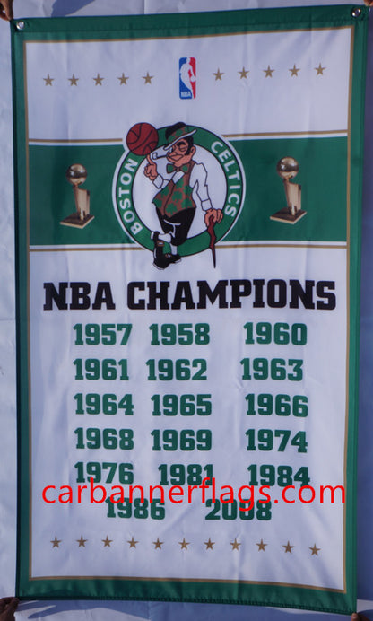 Boston Celtics Flag-3x5Ft NBA Celtics  Banner-100% polyester