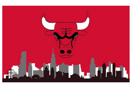 Chicago Bulls Flag-3x5 NBA Bulls Banner-100% polyester