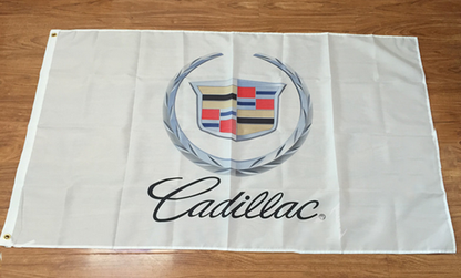 Cadillac flag-3x5 FT- Cadillac Racing banner 100% polyester Banner-Black