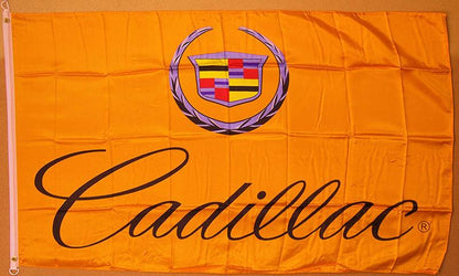 Cadillac flag-3x5 FT- Cadillac Racing banner 100% polyester Banner-Black