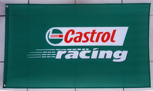 Castrol flag for car racing-3x5 FT-100% polyester Banner - flagsshop