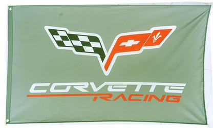 Chevrolet Corvette Flag-3x5 Checkered Banner-Metal Grommets
