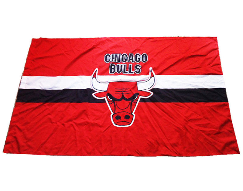 Chicago Bulls Flag-3x5 NBA Bulls Banner-100% polyester