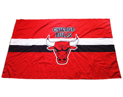 Chicago Bulls Flag-3x5 NBA Bulls Banner-100% polyester