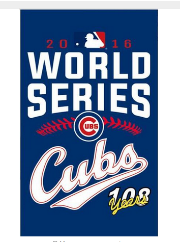 Chicago Cubs Flag-3x5Ft MLB Cubs Banner-100% polyester