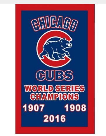 Chicago Cubs Flag-3x5Ft MLB Cubs Banner-100% polyester
