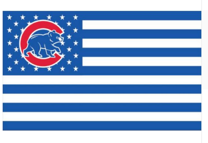 Chicago Cubs Flag-3x5Ft MLB Cubs Banner-100% polyester