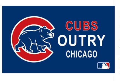Chicago Cubs Flag-3x5Ft MLB Cubs Banner-100% polyester