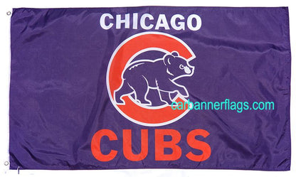 Chicago Cubs Flag-3x5Ft MLB Cubs Banner-100% polyester