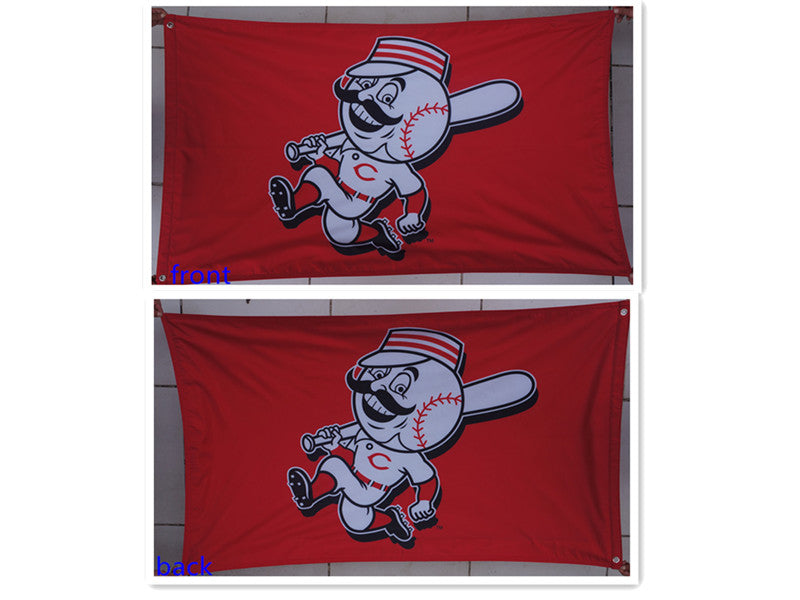 Cincinnati Reds Flag-3x5Ft MLB Reds Banner-100% polyester