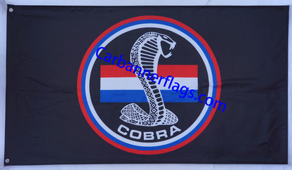 Ford Shebly Flag-3x5 FT Banner-100% polyester-2 Metal Gromme Shelby Cobra banners