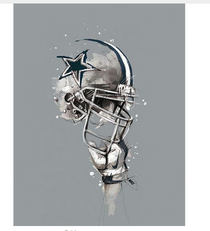 NFL Dallas Cowboys Flag-3x5Ft NFL Cowboys Banner-100% polyester-Helmet-Champions