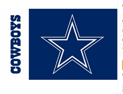 NFL Dallas Cowboys Flag-3x5 NFL Banner-100% polyester-Helmet-Champions