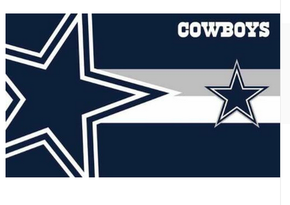 NFL Dallas Cowboys Flag-3x5 NFL Banner-100% polyester-Helmet-Champions