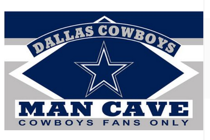 NFL Dallas Cowboys Flag-3x5Ft NFL Cowboys Banner-100% polyester-Helmet-Champions