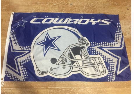 Dallas Cowboys Flag-3x5 NFL Banner-100% polyester-Helmet-Champions