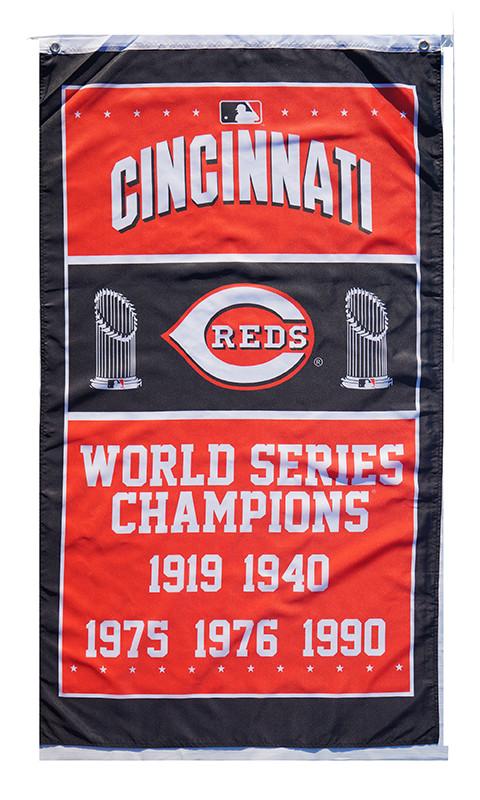 Cincinnati Reds Flag-3x5Ft MLB Reds Banner-100% polyester