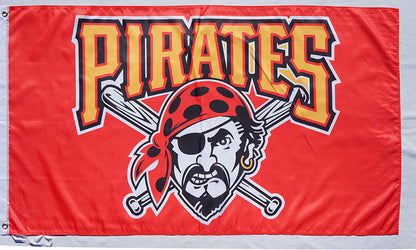 Pittsburgh Pirates Flag-3x5ft MLB Pirates Banner-100% polyester