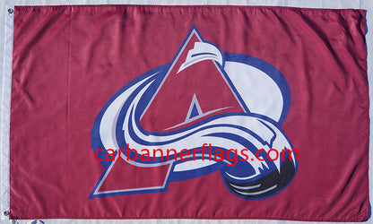 Colorado Avalanche Flag-3x5FT NHL Avalanche Banner-100% polyester