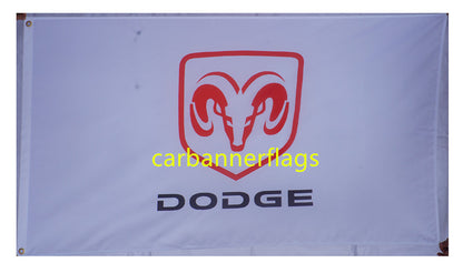 Dodge Flag-3x5 checkered banner-Viper-RAM-Trucks-Charger-Alex-Challenger-Super bee