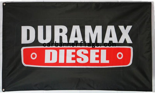 Duramax Diesel Flag-3x5 Banner-100% polyester-Black