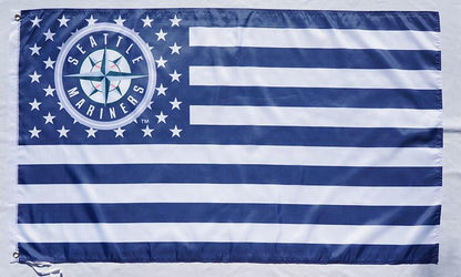 Seattle Mariners Flag-3x5 Banner-100% polyester