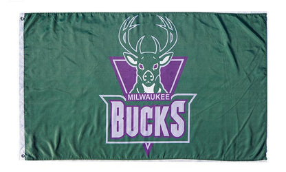 Milwaukee Bucks Flag-3x5 NBA Bucks Banner-100% polyester