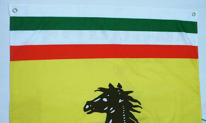 Ferrari checkered Flag for car racing-3x5 FT-100% polyester Banner
