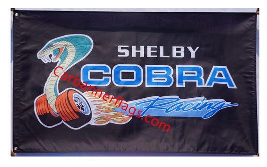 Ford Shebly Flag-3x5 FT Banner-100% polyester-2 Metal Gromme Shelby Banner