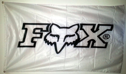 Fox Face Flag-3x5 Banner-100% polyester-Foxface Racing-Fox face