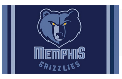 Memphis Grizzlies Flag-3x5Ft NBA Memphis Grizzlies Banner-100% polyester