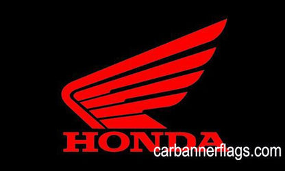 Honda Flag-3x5 checkered Motorcycles Banner-100% polyester-2 Metal Grommets