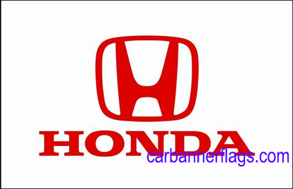Honda Flag-3x5 checkered Motorcycles Banner-100% polyester-2 Metal Grommets
