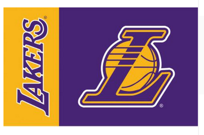 L.A. Lakers Flag-3x5 NBA Lakers Banner-100% polyester