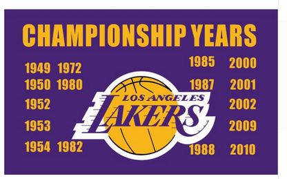 L.A. Lakers Flag-3x5 NBA Lakers Banner-100% polyester
