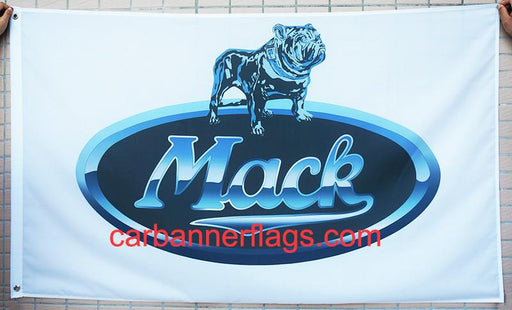 Mack Flag-3x5 Banner-100% polyester-White