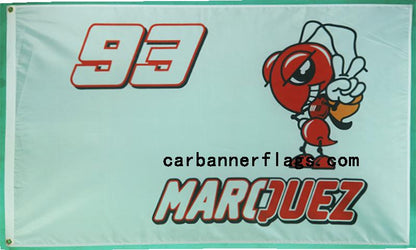Marc Marquez 93 Motogp Flag-3x5 FT-100% polyester Banner