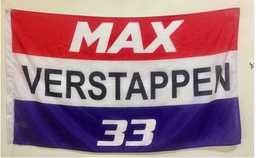 Max Verstappen 33 Flag-3x5 FT Banner-100% polyester-2 Metal Grommets