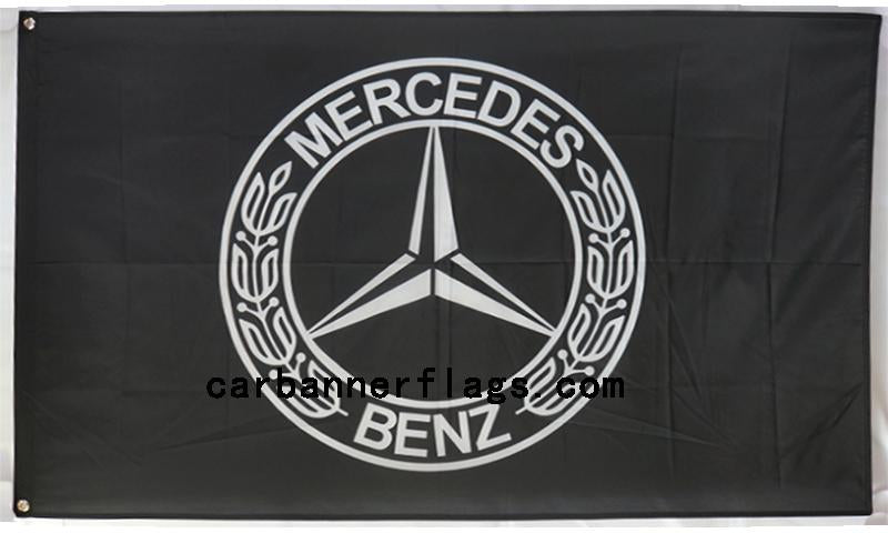 Mercedes benz Flag-3x5 Checkered AMG 3M Banner-100% polyester