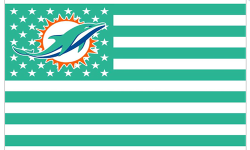 Miami Dolphins Flag-3x5 NFL Banner-100% polyester