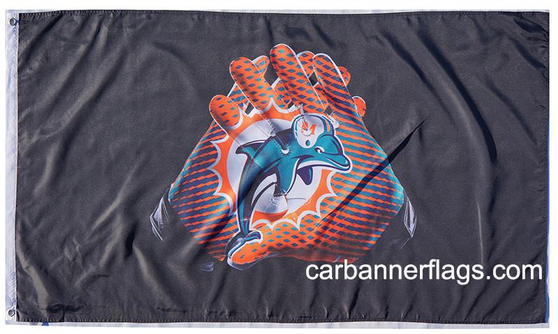 Miami Dolphins Flag-3x5 NFL Banner-100% polyester